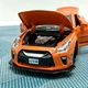 Машинка Auto Expert Nissan GTR металева 1:32 світло/звук/інерційна Помаранчева (38071) - зображення 2