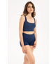 Безшовні короткі шортики в рубчик Formeasy - Formeasy - 9004 - M/L - Mavi/Blue - зображення 2