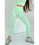 Спортивные однотонный леггинсы GIULIA - Giulia - LEGGINGS ENERGY - L/XL - Green Ash - изображение 1