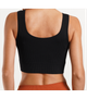 Привабливий і комфортний еластичний топ в рубчик TOP RIB - Giulia - TOP RIB - L/XL - Black - зображення 2