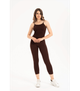 Женские бесшовные капри в рубчик Formeasy - Formeasy - 9006 - M/L - Kahverengi/Brown - изображение 2
