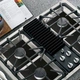 Антипригарний килимок для газових плит Unique Reusable Gas Range Protector Black 1 штука - изображение 2