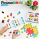 Магнитный конструктор Picasso Tiles Building Cubes 50 деталей (817338023645) - изображение 4