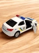 Дитяча металева поліцейська машинка Toyota Corolla іграшкова колекційна масштабна залізна авто модель іграшка поліція для дітей Тойота Корола відкриваються двері 12.5 см - зображення 3