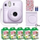 Подарочный набор Камера для мгновенной печати Fujifilm INSTAX Mini 12 Lilac Purple с картриджами на 50 фото (фиолетовый) - изображение 1