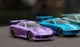 Мини дрифт машинка на радиоуправлении Turbo Racing C61 RC 1/76 drift car + 2 корпуса и подсветка (Фиолетовая) - изображение 7