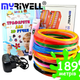3D-ручка MyRiwell 2 RP100B Pink з Набором Еко Пластика PLA (189 метрів) 12 різних кольорів та Трафаретами - зображення 1