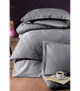 Комплект постельного белья Jacquard Satin Dark Series First Choice - First Choice - JS-132 Sofya Quicksilver - Евро - Серый - изображение 2