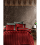 Комплект постельного белья Deluxe Satin Dark Series First Choice - First Choice - DLX-243 Artwel Dark Red - Евро - Бордовый - изображение 1