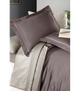 Комплект постельного белья Deluxe Satin First Choice - First Choice - DLX-400 Serenity Lilac Beige - Евро - Коричневый с бежевым - изображение 2