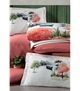 Комплект постільної білизни 3D Digital Satin Duvet Cover Set First Choice - First Choice - 3DS-181 Kelvin - Євро - Білий з персиковим - зображення 2