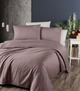 Комплект постельного белья Deluxe Satin First Choice - First Choice - DLX-611 Timeless Lilac - Евро - Светло-коричневый - изображение 1