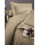 Комплект постельного белья Deluxe Satin First Choice - First Choice - DLX-26 NOVEL LİNE ALMOND - Полуторный - Коричневый - изображение 2