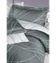 Комплект постільної білизни Satin Cotton First Choice - First Choice - S-493 MESİ MOON MİST - Полуторний - Темно-сірий - зображення 2