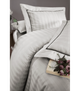 Комплект постельного белья Deluxe Satin First Choice - First Choice - DLX-16 NOVEL LİNE SAND - Евро - Молочный - изображение 2