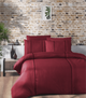 Комплект постільної білизни Deluxe Ranforce Dark Series First Choice - First Choice - RDLX-141 ELEGANT RED - Євро - Червоний - зображення 1