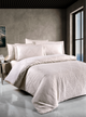 Комплект постельного белья Jacquard Satin First Choice - First Choice - JS-132 Sofya Champagne - Евро - Шампань - изображение 1