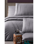 Комплект постельного белья Deluxe Satin Dark Series First Choice - First Choice - DLX-204 Modalife Quicksilver - Евро - Серый - изображение 2