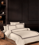 Комплект постільної білизни Deluxe Satin First Choice - First Choice - DLX-751 Belezza Cappuccino - Євро - Капучіно - зображення 1