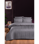 Комплект постельного белья Deluxe Ranforce Dark Series First Choice - First Choice - RDLX-206 Glosland Quicksilver - Евро - Серый - изображение 1