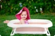 Складна дитяча ванна з подушкою RICOKIDS Біло-рожева 82 х 50 х 21.5 см (RK-280) - зображення 3