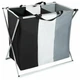 Складная бельевая корзина с тремя отделениями для белья на 120 л Laundry RD-3045 - изображение 2