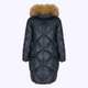 Пуховик зимовий довгий жіночий PERSO BLH220039FR XL Темно-синій (5905080200096) - зображення 8