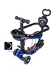Детский самокат - трансформер 6 в 1 с подсветкой и бортиком Scooter Корзинка Universe - изображение 1