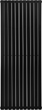 Радиатор BETATHERM Blende 614x2000x55 мм вертикальный Ral 9005M - изображение 1