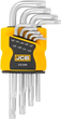 Набор Г-образных ключей TORX JCB 9 предметов (JCB-5098) (СТ-00166198) - изображение 1