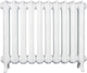 Радиатор из чугуна Warm Well Retrox 660/180 10 секций Ral 9016М - изображение 1
