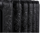 Радиатор из чугуна Warm Well Retrox 760/180 6 секций Ral 9005М - изображение 4