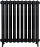 Радиатор из чугуна Warm Well Retrox 960/180 10 секций Ral 9005М - изображение 1