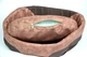 Лежак овал 304078 Zoobaza коричневый 32х43х18 см - изображение 7