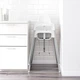Стульчик для кормления + столик IKEA ANTILOP 56х62х90 см Бело-серый - изображение 6