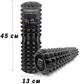 Массажный ролик-валик для МФР и йоги EasyFit Solid Roller 45х13 см роллер-массажер для спины, ног, рук и шеи EF-2053-BK Черный (56003491) - изображение 2