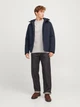 Куртка демисезонная с капюшоном мужская Jack & Jones 12258405-1716 S Темно-синяя (5715603177947) - изображение 3