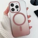Чохол TPU+PC Shadow with MagSafe для Apple iPhone 16 Pro (6.3") Rose Gold - зображення 2