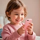 Дитячий мобільний телефон Hoco Y102 2.8-inch children phone |4 ГБ, Type-C, 2.8” HD-екран, автономність 3-4 дні, смартфон, GSM Call 2G, подвійна камера| Рожевий - зображення 5