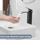 Змішувач для умивальника високий Epelli Cascade Aldo G Nero - зображення 2