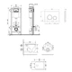 Подвесной унитаз Qtap Gemini Ultra Quiet + инсталляция Qtap Nest 4 в 1 (круглая клавиша Black mat) - изображение 2