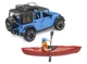 Ігровий набір Bruder Джип Jeep Wrangler Rubicon Unlimited з каяком та фігуркою каякера 1:16, 02529 - зображення 4