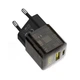 Сетевое зарядное устройство XO CE05 PD30W+QC3.0 18W (1USB/1Type-C), Black - изображение 1