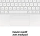 Чехол-клавиатура 11" HOU T89 для iPad Air 5th/4th White Б/В - изображение 5