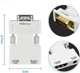 Конвертер перехідник HDMI to VGA Converter 1080P White - изображение 5