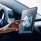 Захисне скло дисплея Tesla Model 3/Y Baseus Screen Crystal Protector (0.3mm, 9H) - зображення 5