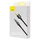 Кабель USB-A на Lightning Baseus Explorer Series Auto Power-Off Fast Charging (2m, 2.4A, 480 Mbps). Black - зображення 10