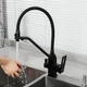 Смеситель для кухни на две воды GAPPO G4317-6 черный - изображение 3