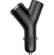 Автомобильное зарядное устройство Baseus Y type (CCALL-YX01) (+прикуриватель) 2USB (3.4A) Black - изображение 2