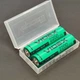 Акумулятори 18650 Videx на 2200 mAh-2 штуки в пластиковому боксі Li-Ion, без захисту, 3.7V - зображення 1